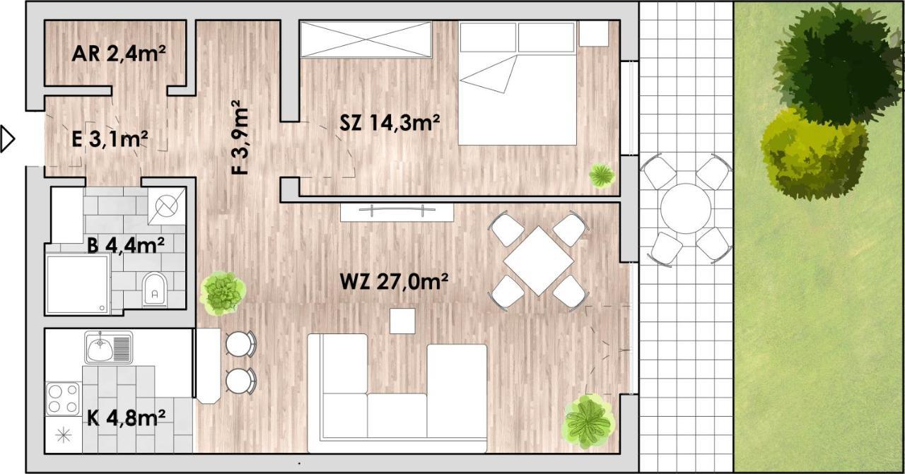 Ostsee-Ferienwohnung-Lipsia Nienhagen Extérieur photo